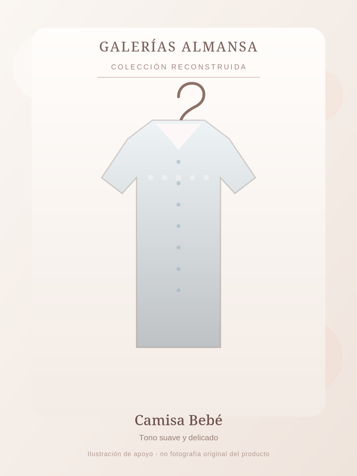 Ilustración de estilo de camisa bebé